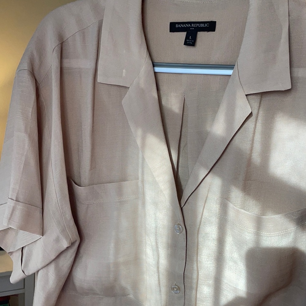 Banana Republic Boxy Fit Button Up